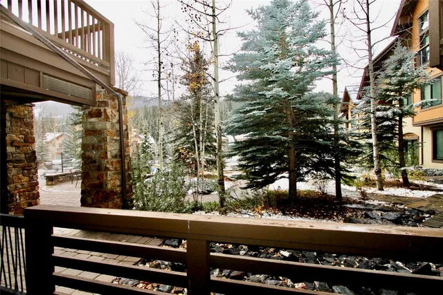 a view of a street with a tree