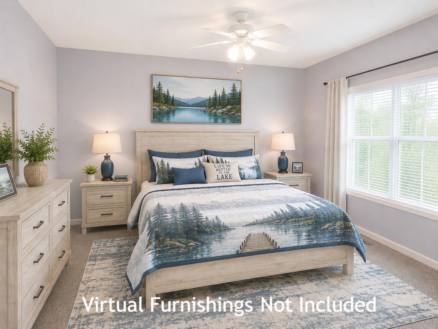 2016 Timberlake Road Branson, MO 65616 - Photo 35 of 75 Main Level Bedroom 2 Virtually Staged