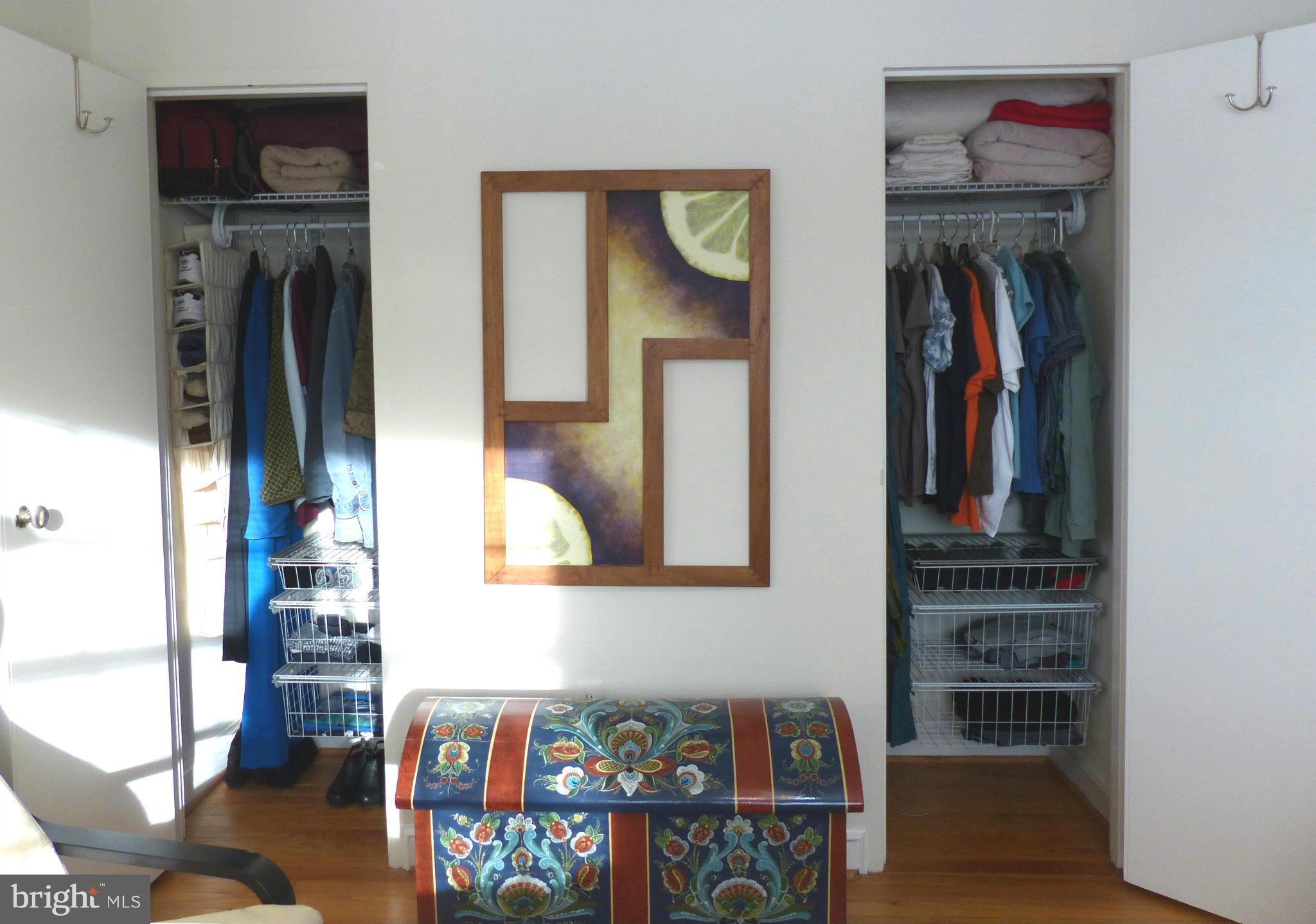 5212 8th Road South, Unit 1 Arlington, VA 22204 - Photo 9 of 14 Bedroom 1 has 2 closets w/organizers