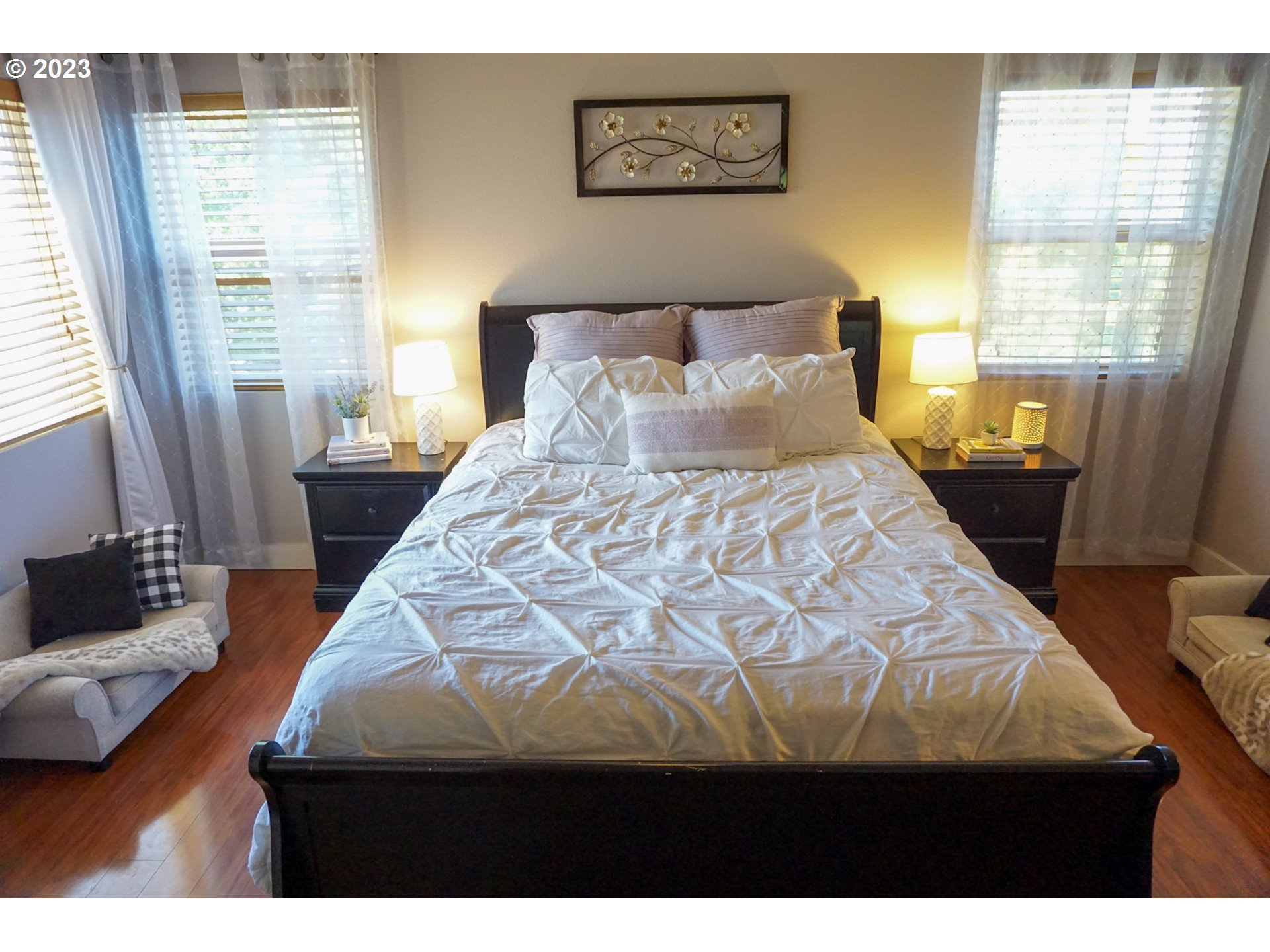 1864 Heitzman Way Eugene, OR 97402 - Photo 12 of 26 a bedroom with a bed next to a window