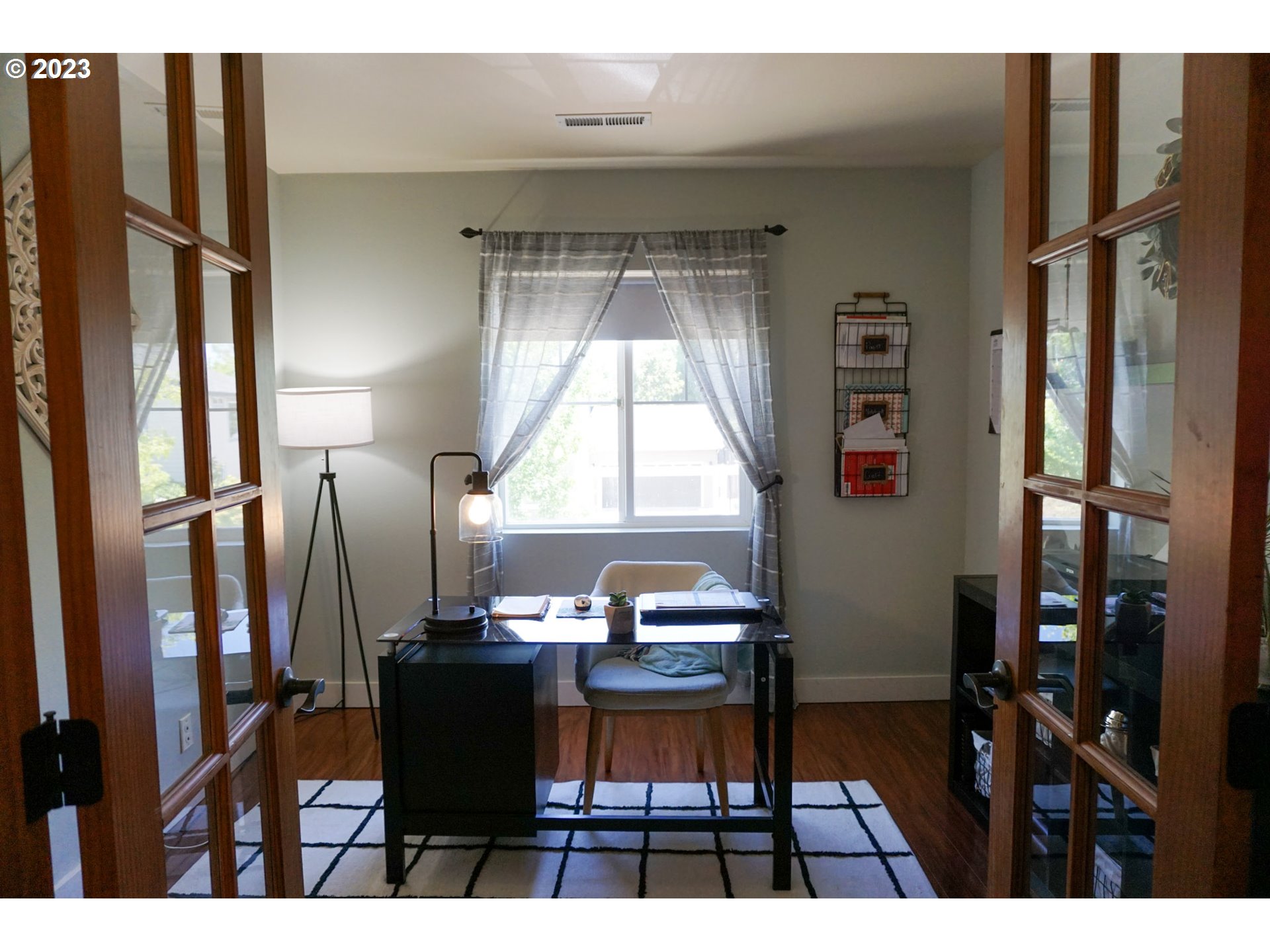 1864 Heitzman Way Eugene, OR 97402 - Photo 17 of 26 a view of workspace with furniture and window