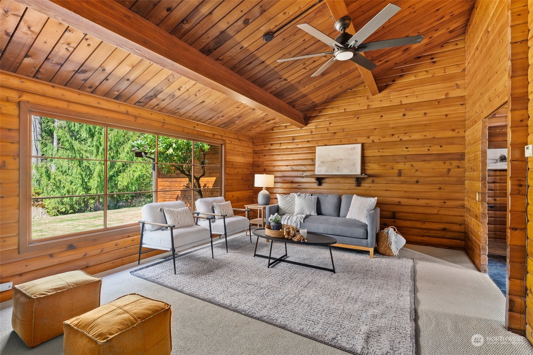 1028 King Road Winlock, WA 98596 - Photo 13 of 38 a outdoor living space with furniture and garden view
