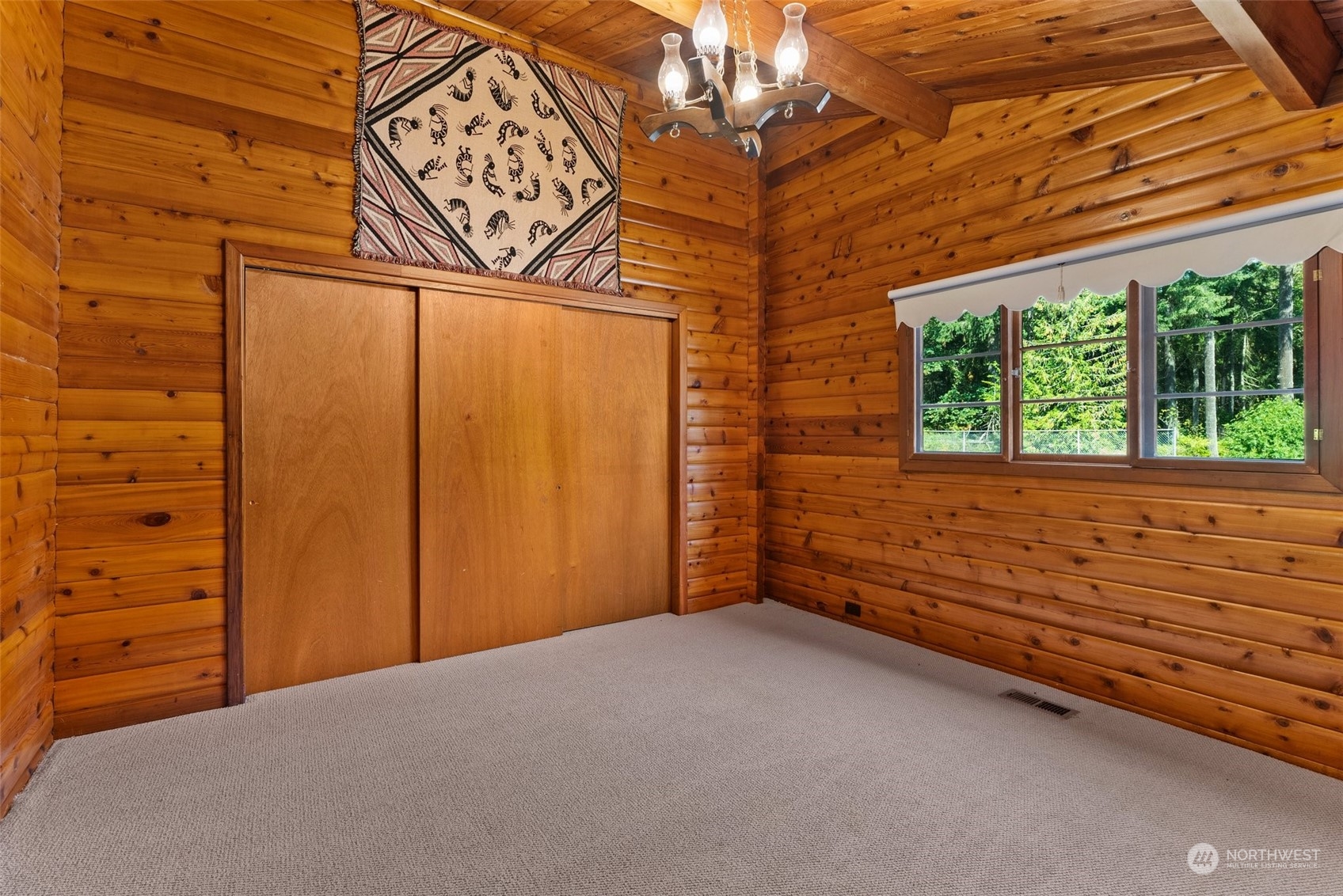 1028 King Road Winlock, WA 98596 - Photo 24 of 38 a view of a room with a window and a ceiling fan