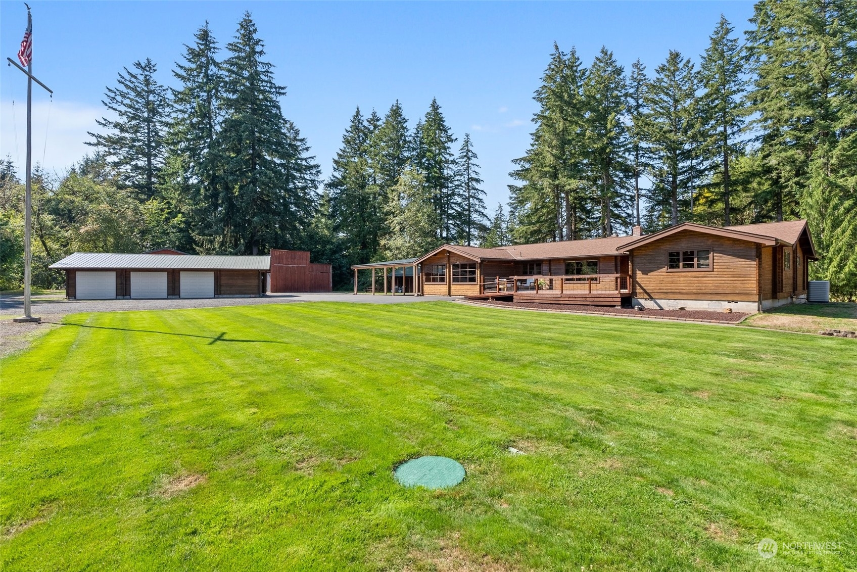 1028 King Road Winlock, WA 98596 - Photo 36 of 38 a view of house that has a big yard