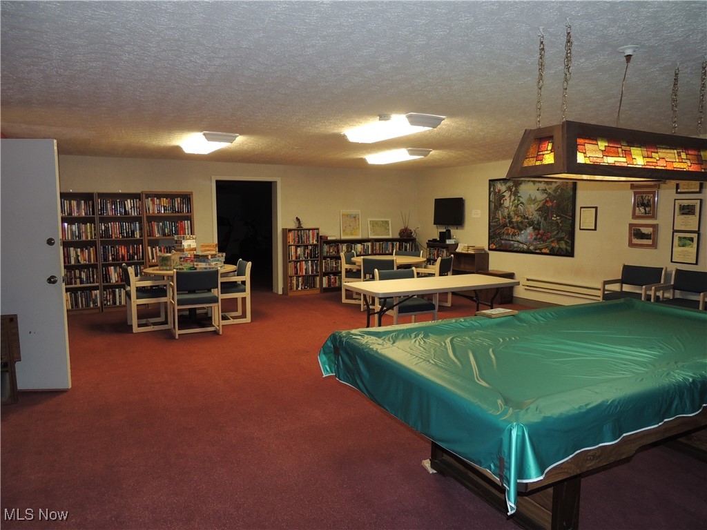 3070 Kent Road, Unit 406 Stow, OH 44224 - Photo 26 of 33 Playroom featuring a textured ceiling and pool table