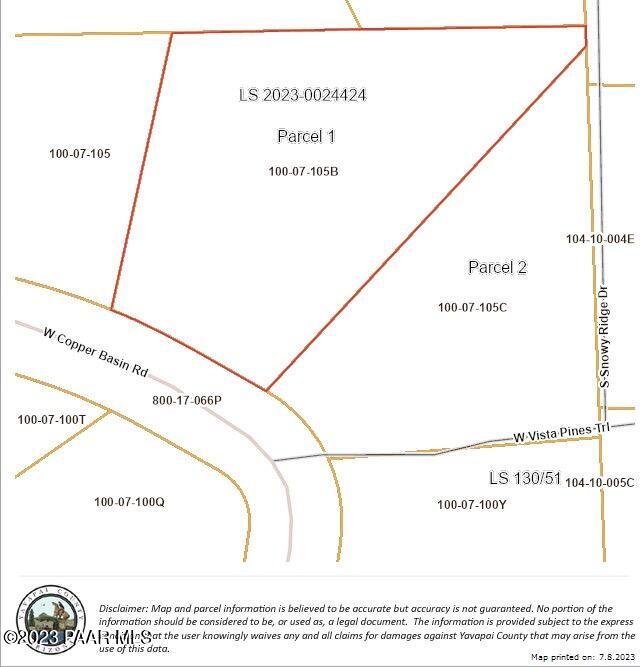 3605 West Copper Basin Road Prescott, AZ 86303 - Photo 3 of 3 3605 Copper Basin_Parcel 1