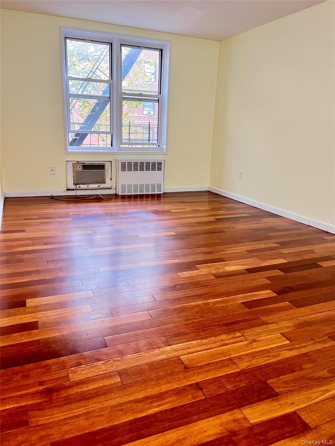 142-15 Franklin Avenue, Unit 3F Queens, NY 11355 - Photo 6 of 15 Unfurnished room featuring light wood finished floors and radiator heating unit
