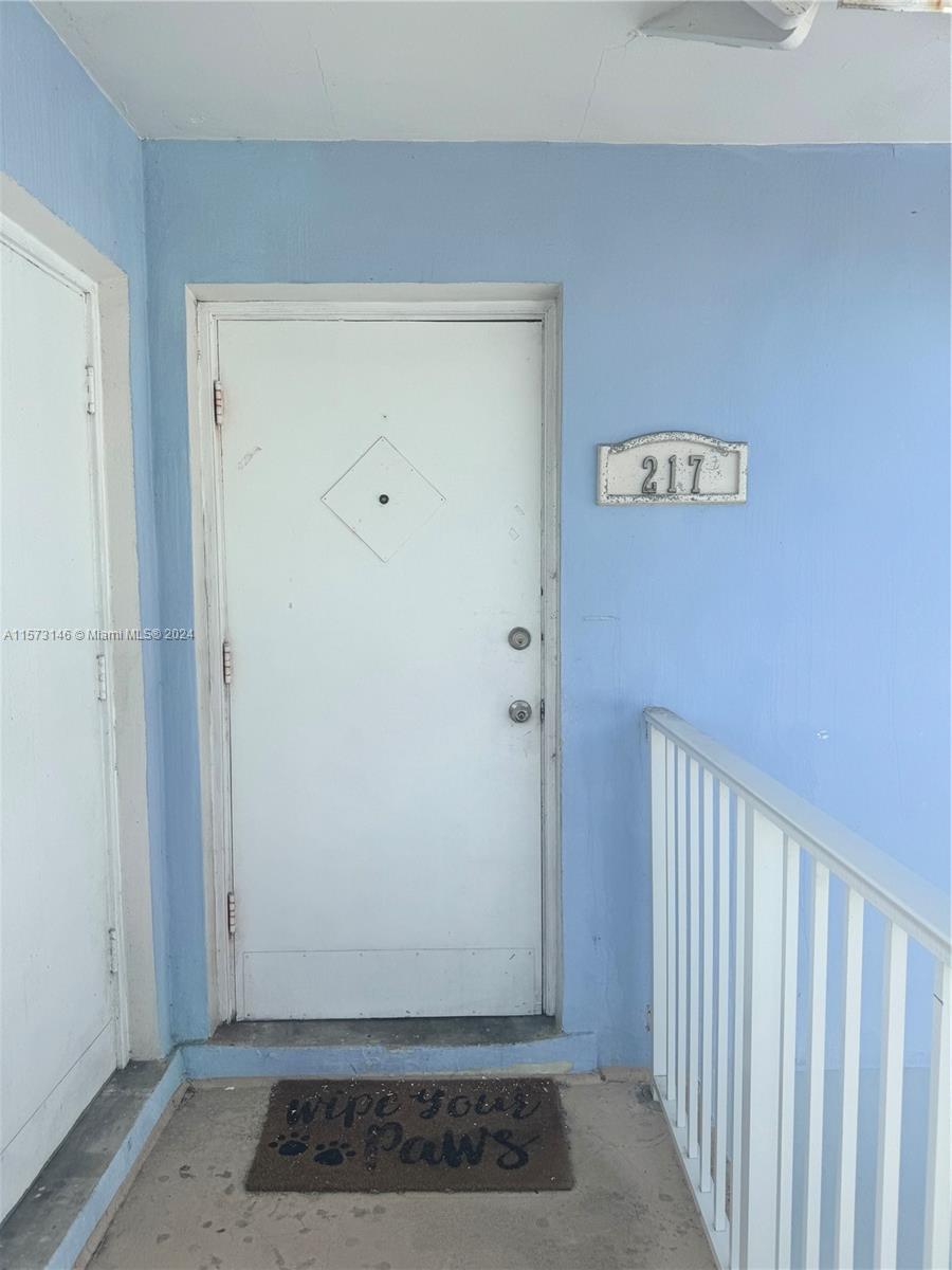 7580 Southwest 82nd Street, Unit F217 Miami, FL 33143 - Photo 12 of 14 a view of an entryway