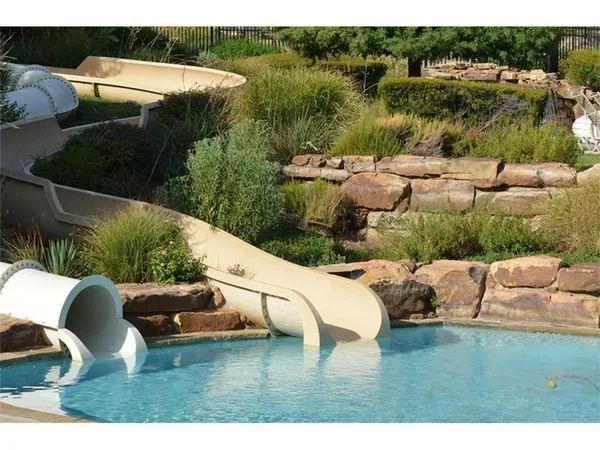 a view of swimming pool and lake view