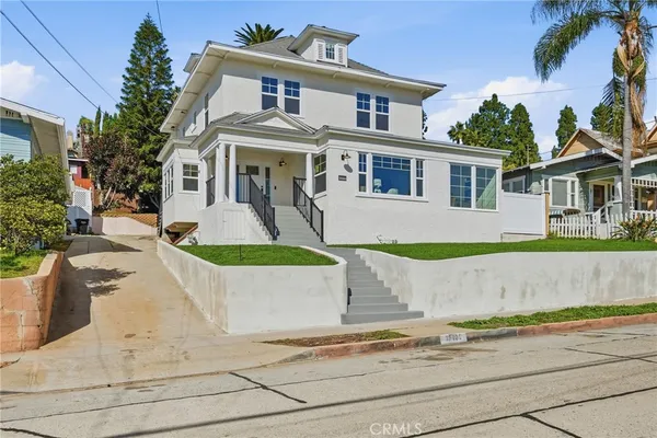 front view of house with a yard
