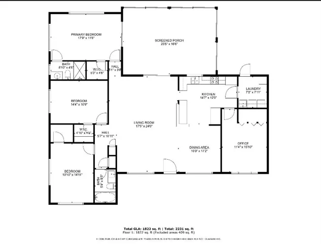 a picture of a floor plan