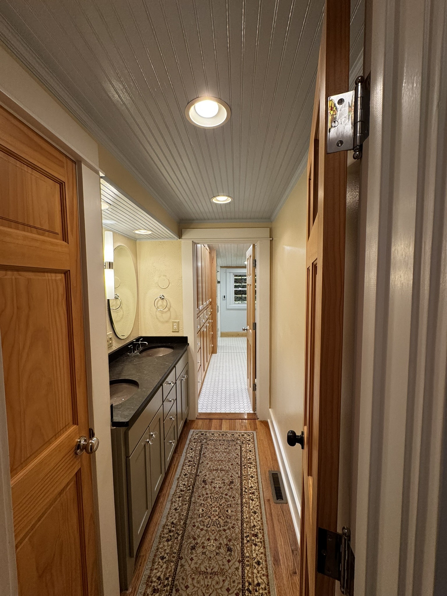 105 Wilson Street Cowan, TN 37318 - Photo 49 of 57 a view of hallway with wooden floor