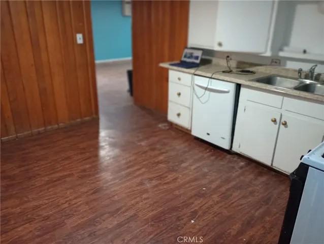 a view of a closet and window