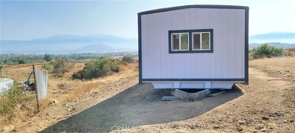 a bathroom with a shower curtain