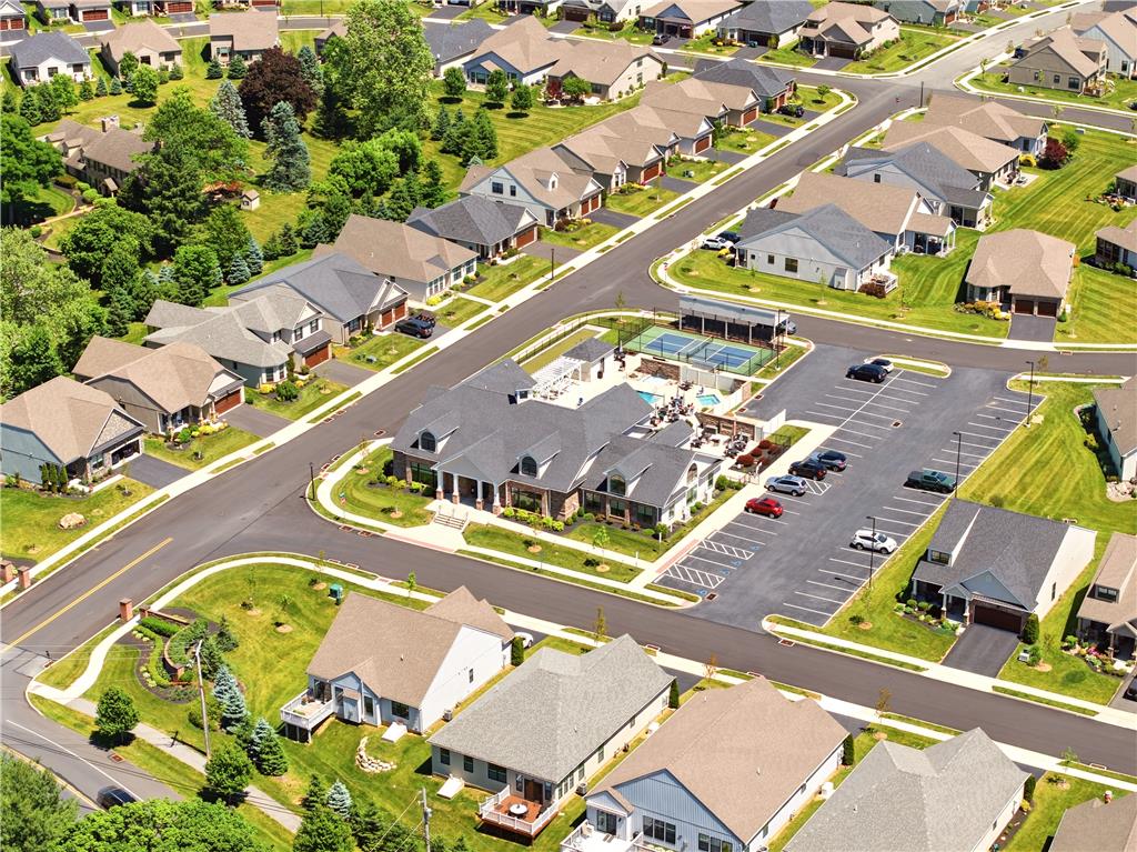 4120 Eveningstar Road Emmaus, PA 18049 - Photo 60 of 62 An aerial perspective reveals a well-planned community with numerous homes, verdant landscapes, and a central recreation hub.