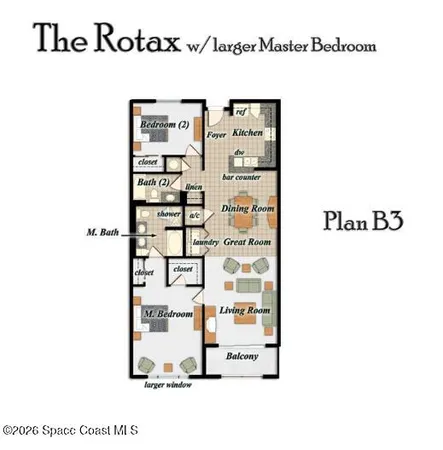 $2,600 | 735 Pilot Lane, Unit 302, Merritt Island, FL 32952