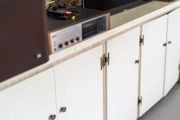 a bedroom with furniture and a flat screen tv