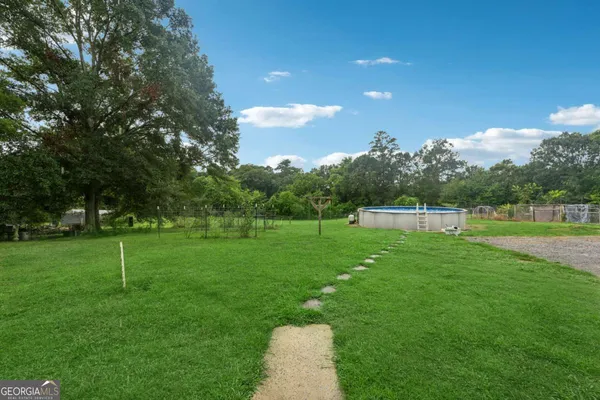 a view of a golf course