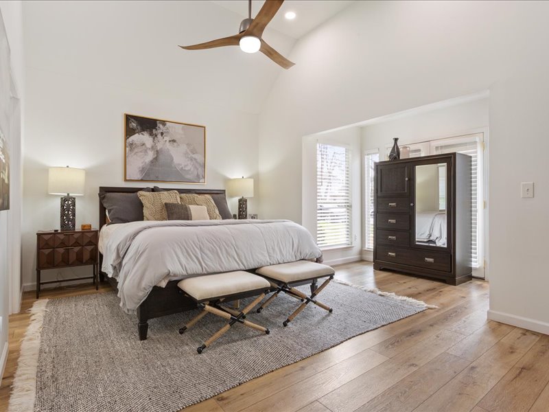1205 South Main Street Georgetown, TX 78626 - Photo 13 of 35 a bedroom with a bed and window