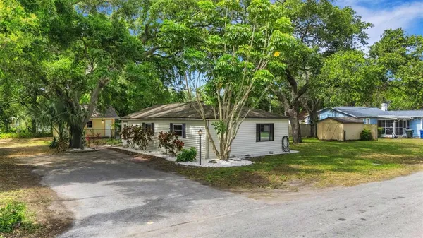 a house with a tree in front of it