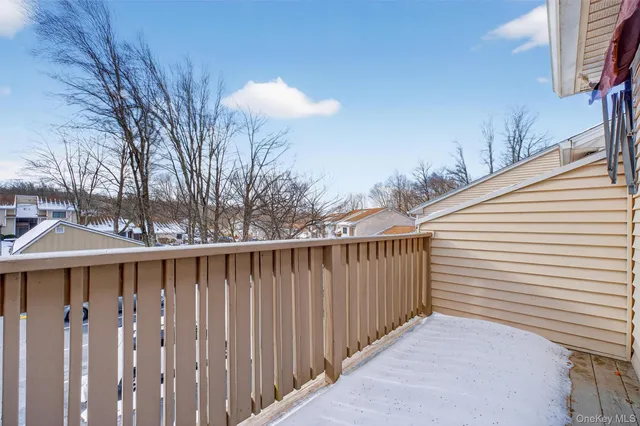 a view of a wooden fence
