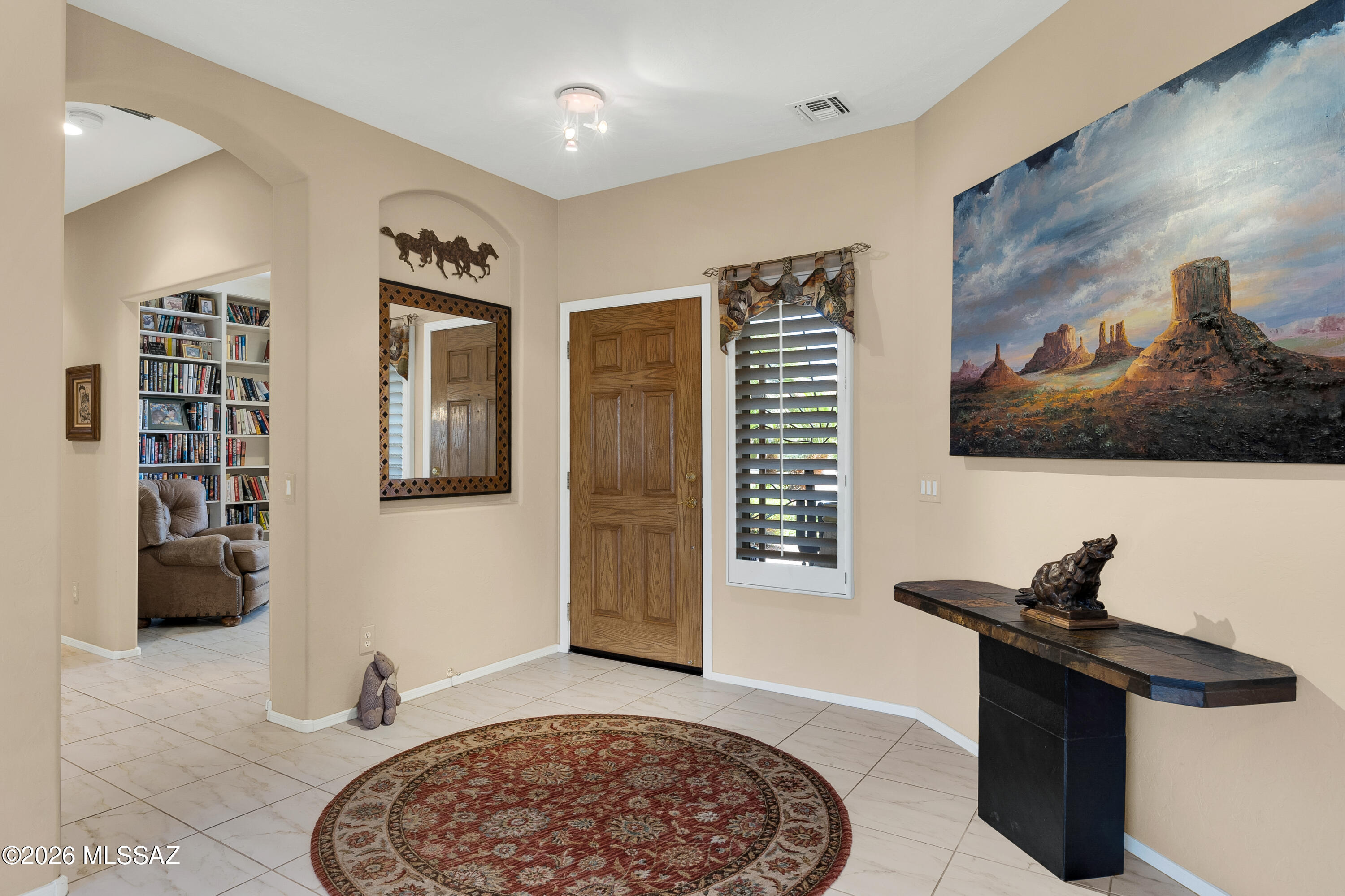 62441 East Northwood Road Tucson, AZ 85739 - Photo 9 of 37 Dramatic entryway