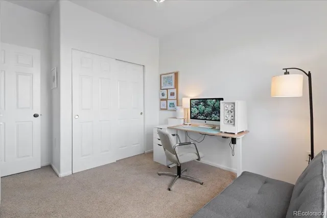 a room with furniture and window