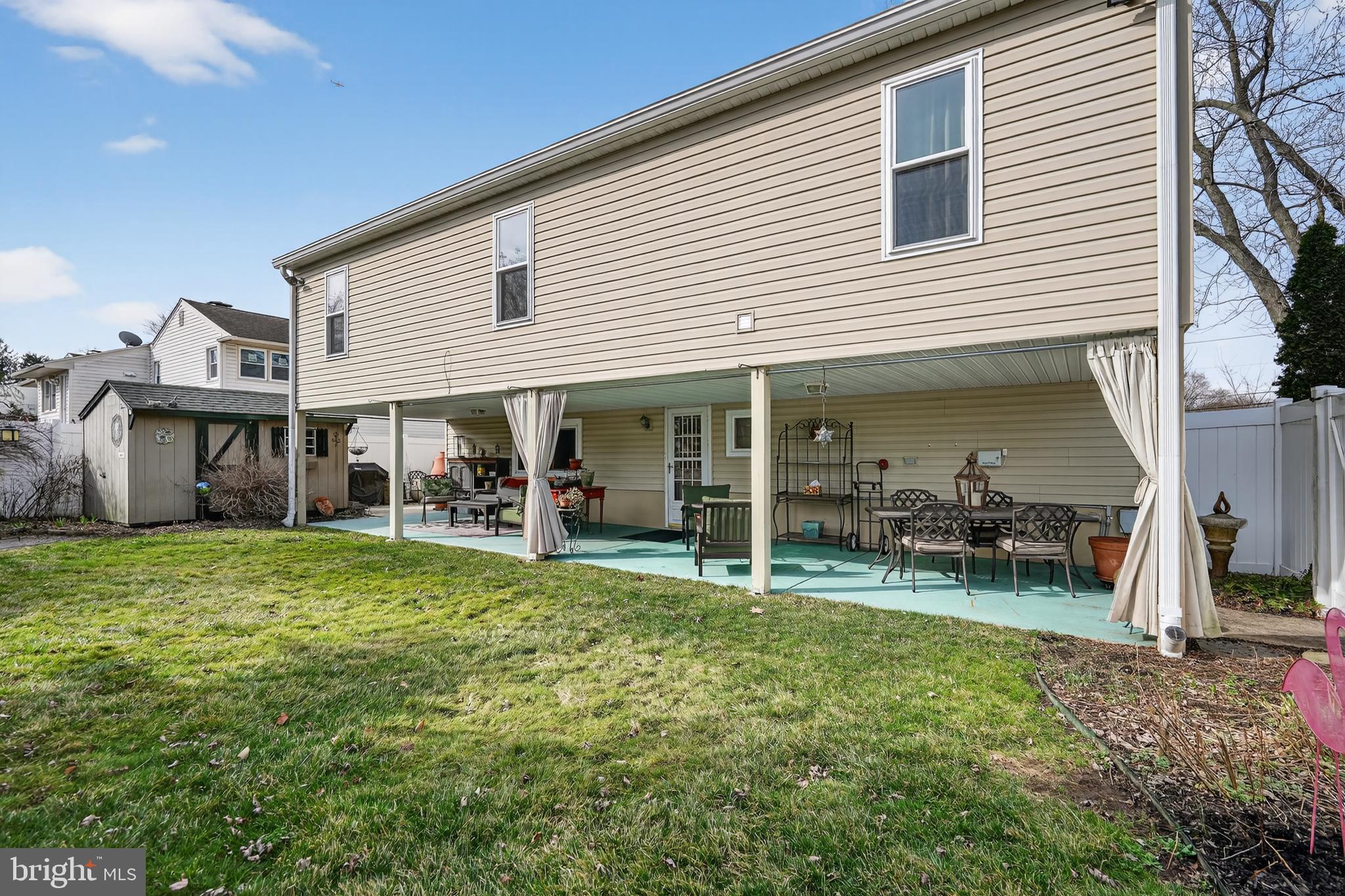 1001 Rydal Road Cherry Hill, NJ 08034 - Photo 39 of 47 a view of a house with sitting area and garden