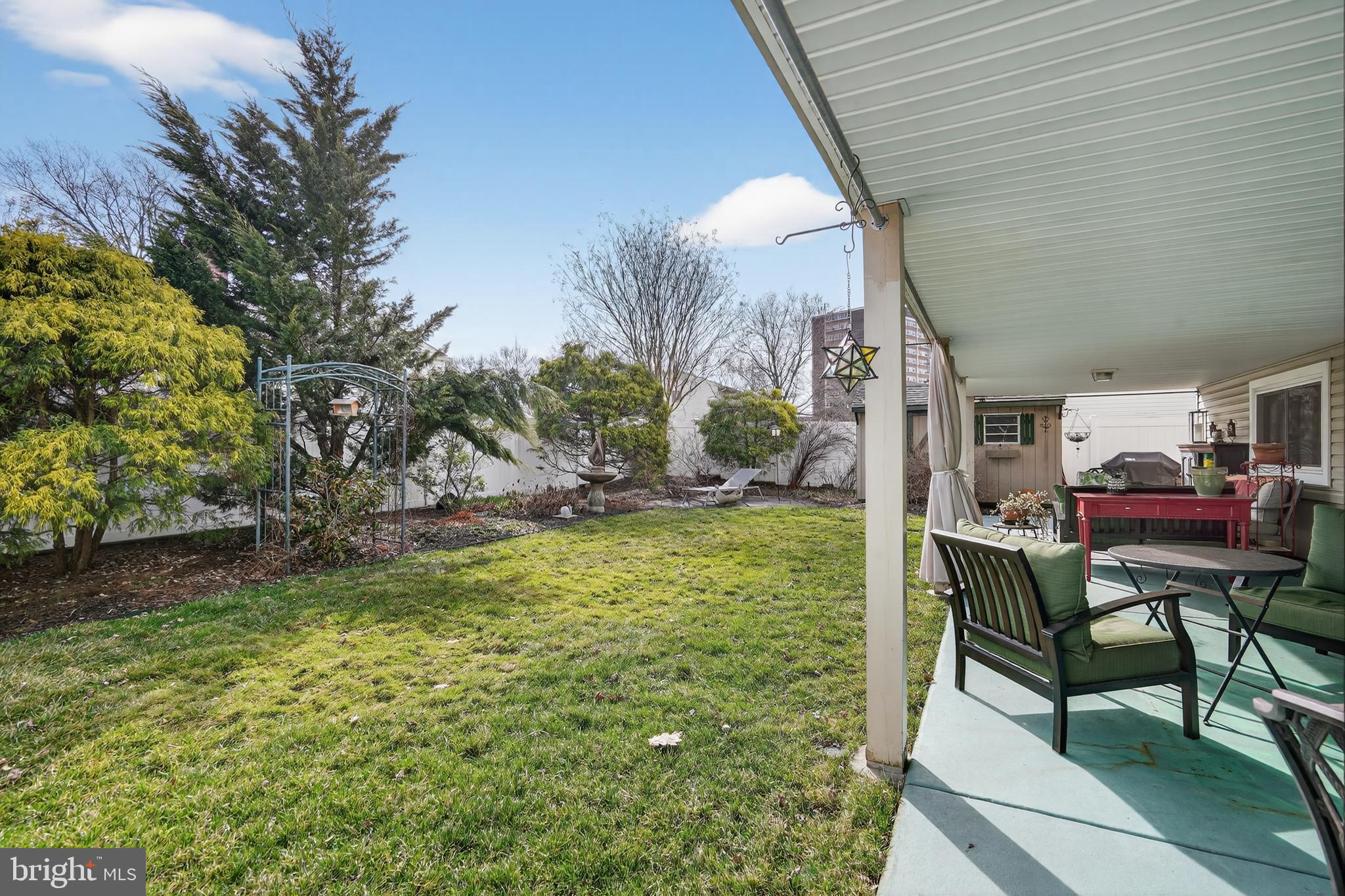1001 Rydal Road Cherry Hill, NJ 08034 - Photo 42 of 47 a view of chair and table in the patio