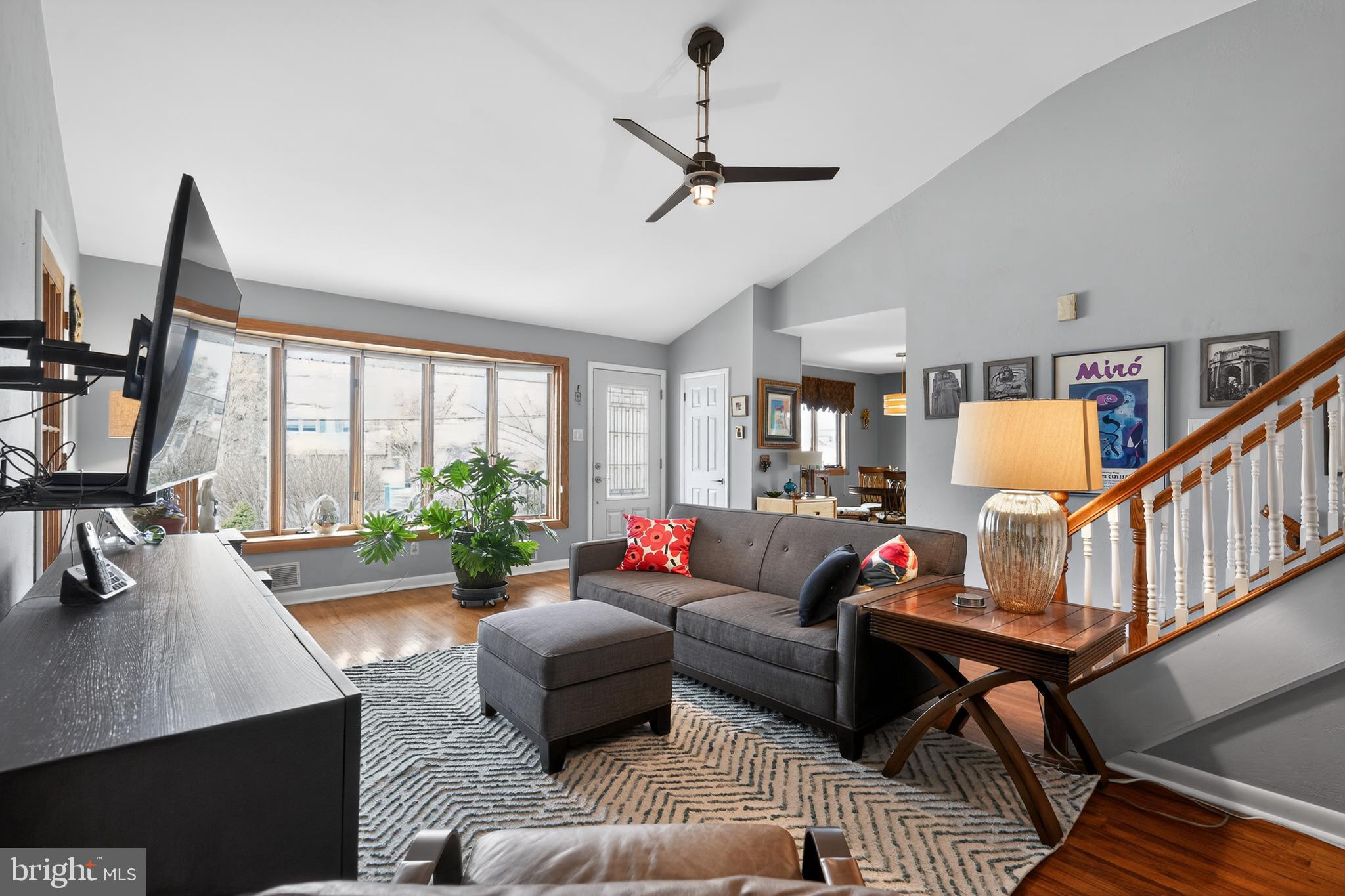 1001 Rydal Road Cherry Hill, NJ 08034 - Photo 6 of 47 a living room with furniture and a flat screen tv