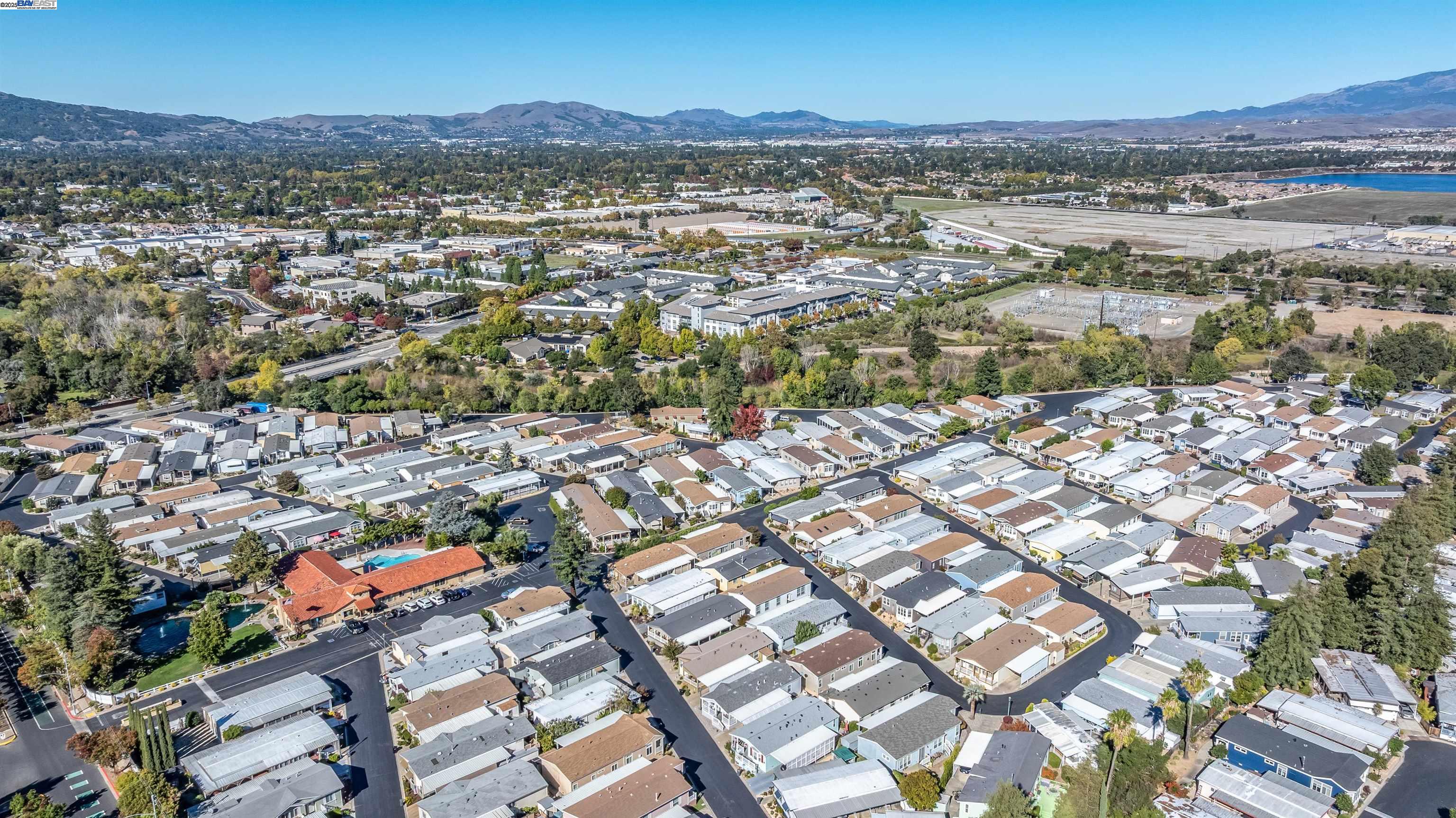 3263 Vineyard Avenue, Unit 89 Pleasanton, CA 94566 - Photo 31 of 41 an aerial view of residential houses with outdoor space
