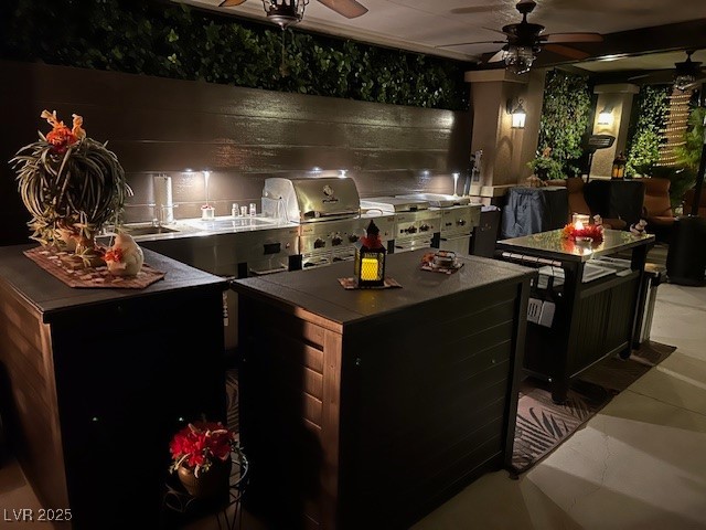 8175 Arville Street, Unit 210 Las Vegas, NV 89139 - Photo 1 of 36 View of patio / terrace with a ceiling fan and area for grilling