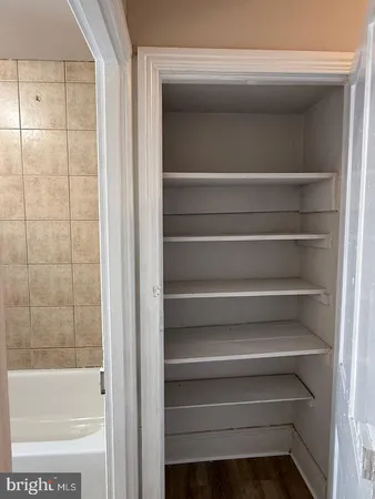 a view of walk in closet