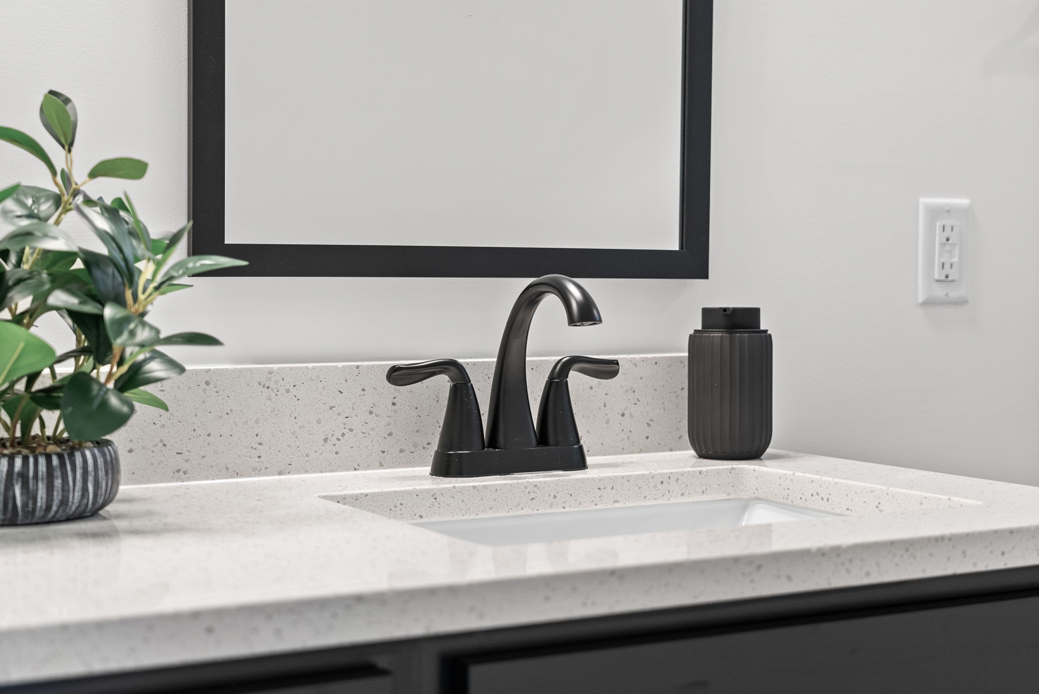 201 Dewberry Road Clarksville, TN 37042 - Photo 24 of 56 a close view of sink and a potted plant on a counter