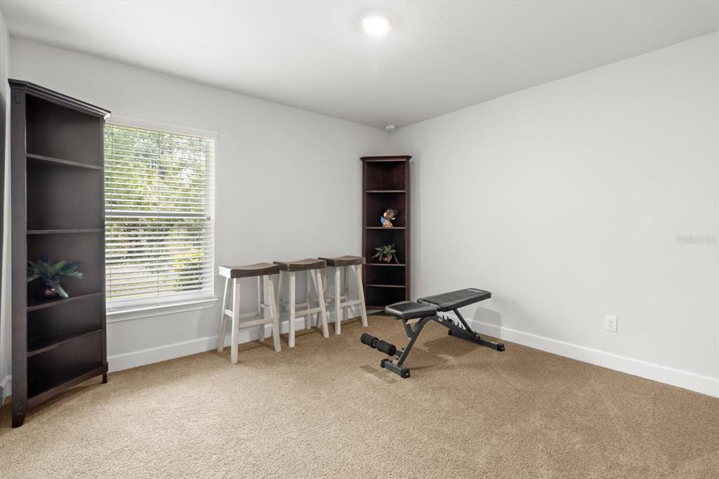 11042 Heth Court Weeki Wachee, FL 34613 - Photo 17 of 43 a view of a room with gym equipment and a window