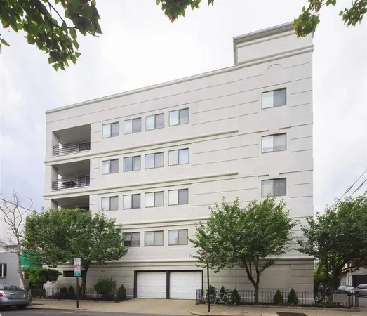 a front view of a building