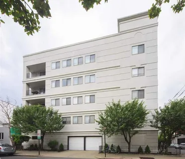 a front view of a building