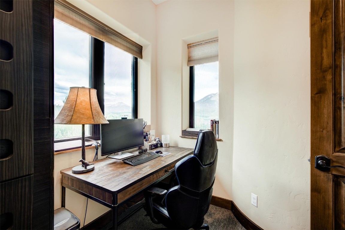 363 Angler Mountain Ranch Road Silverthorne, CO 80498 - Photo 33 of 44 Currently used as an office, this space easily converts into a bedroom