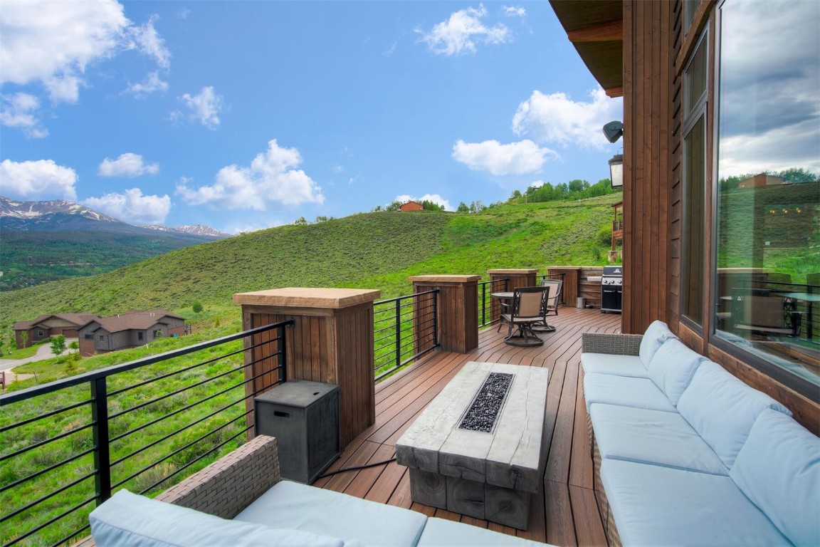 363 Angler Mountain Ranch Road Silverthorne, CO 80498 - Photo 9 of 44 Deck is west facing so your views and sunset are stellar