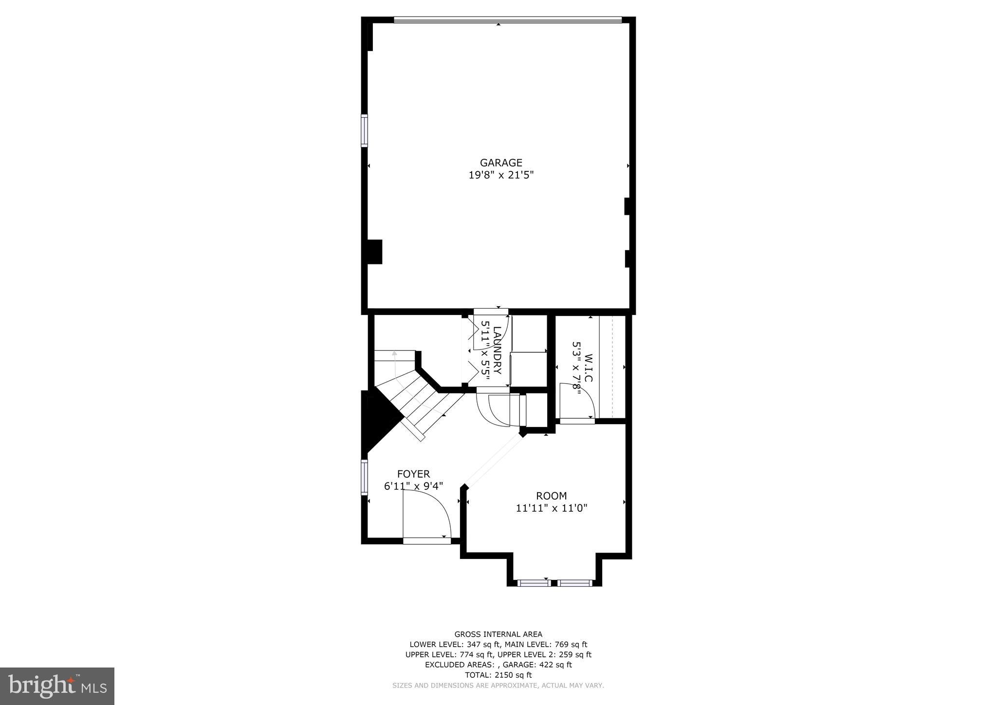 4715 Arsenal Road, Unit 40 Ellicott City, MD 21042 - Photo 36 of 40 Lower Level Floor Plan