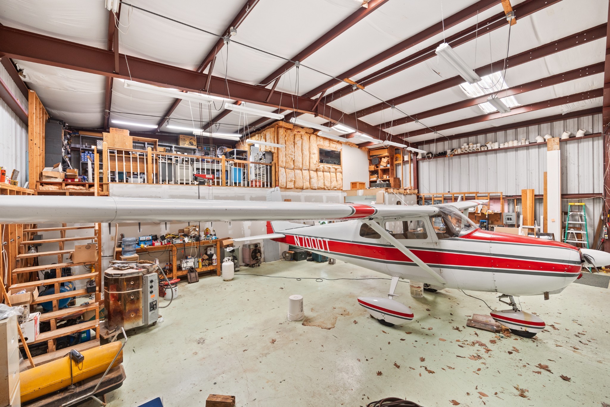 205 Gwynn Road, Unit HANGAR #8 Lebanon, TN 37090 - Photo 30 of 35 a room with lots of storage and utility
