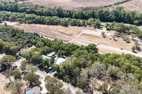 a view of a forest with trees