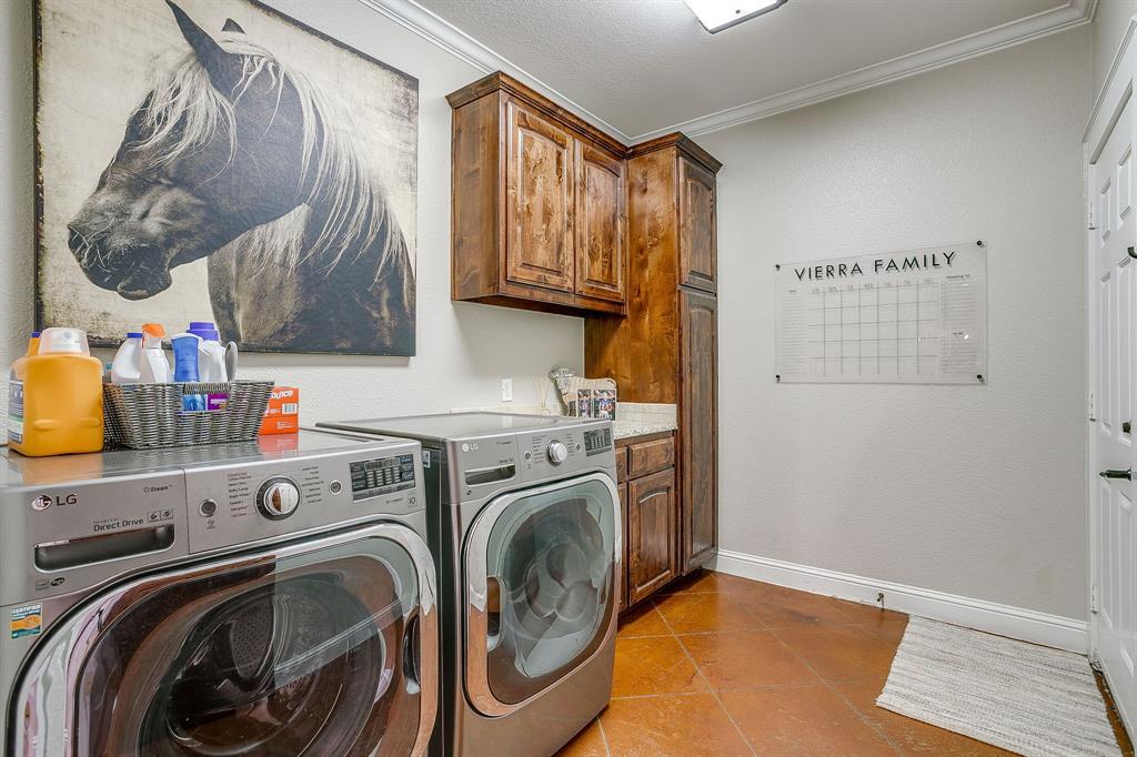 160 Goodnight Trail Rhome, TX 76078 - Photo 26 of 40 a view of walk in closet with clothes and shoes