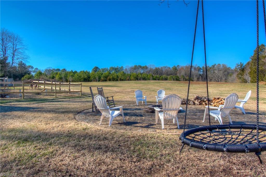 6800 Germanton Road Germanton, NC 27019 - Photo 36 of 44 Fire pit is ready for entertaining all your guests.