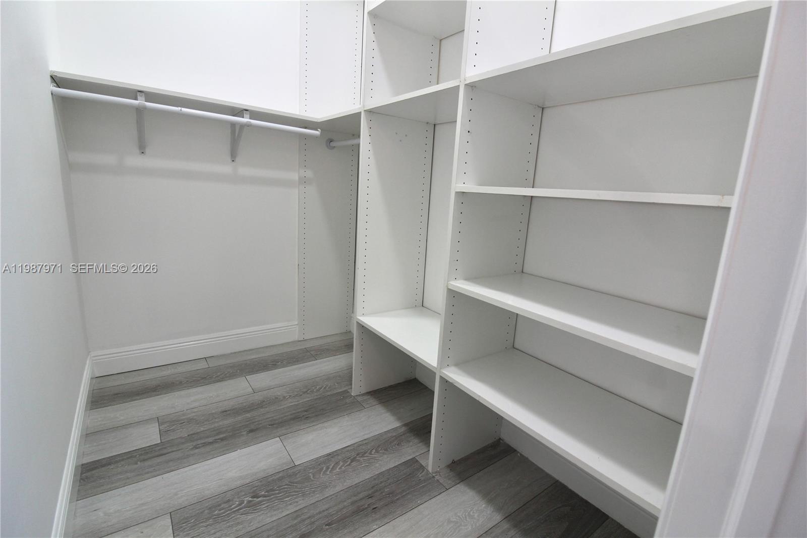 5160 Southwest 8th Street Margate, FL 33068 - Photo 17 of 23 a view of an empty walk in closet