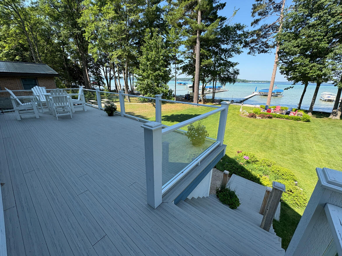 169 Pine Bluffs Road Roscommon, MI 48653 - Photo 54 of 61 Deck - Lake View