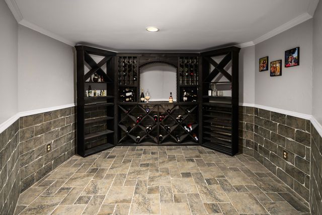 a view of house with yard and green space