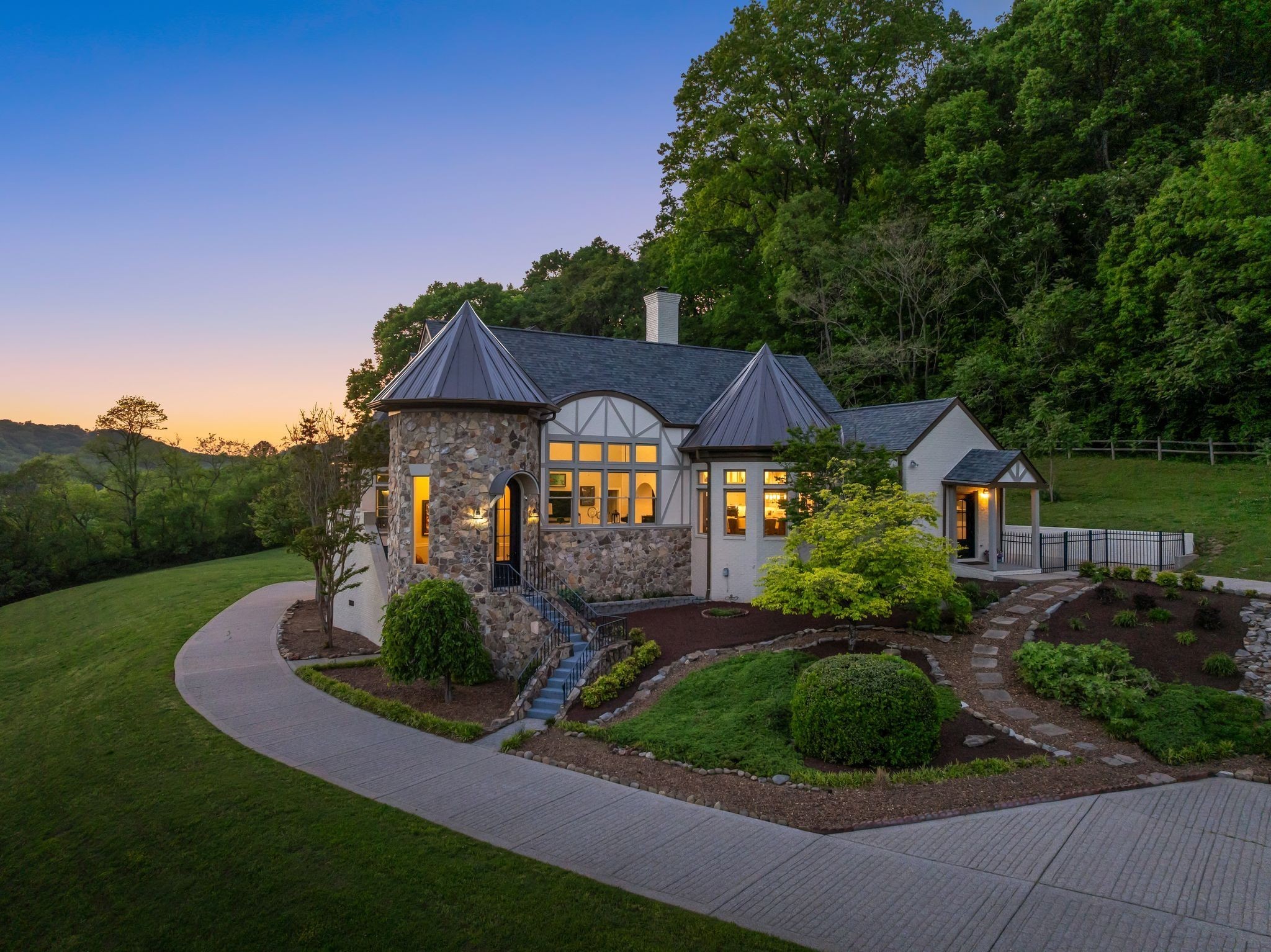 1026 Holly Tree Gap Road Brentwood, TN 37027 - Photo 43 of 71 a front view of a house with a yard