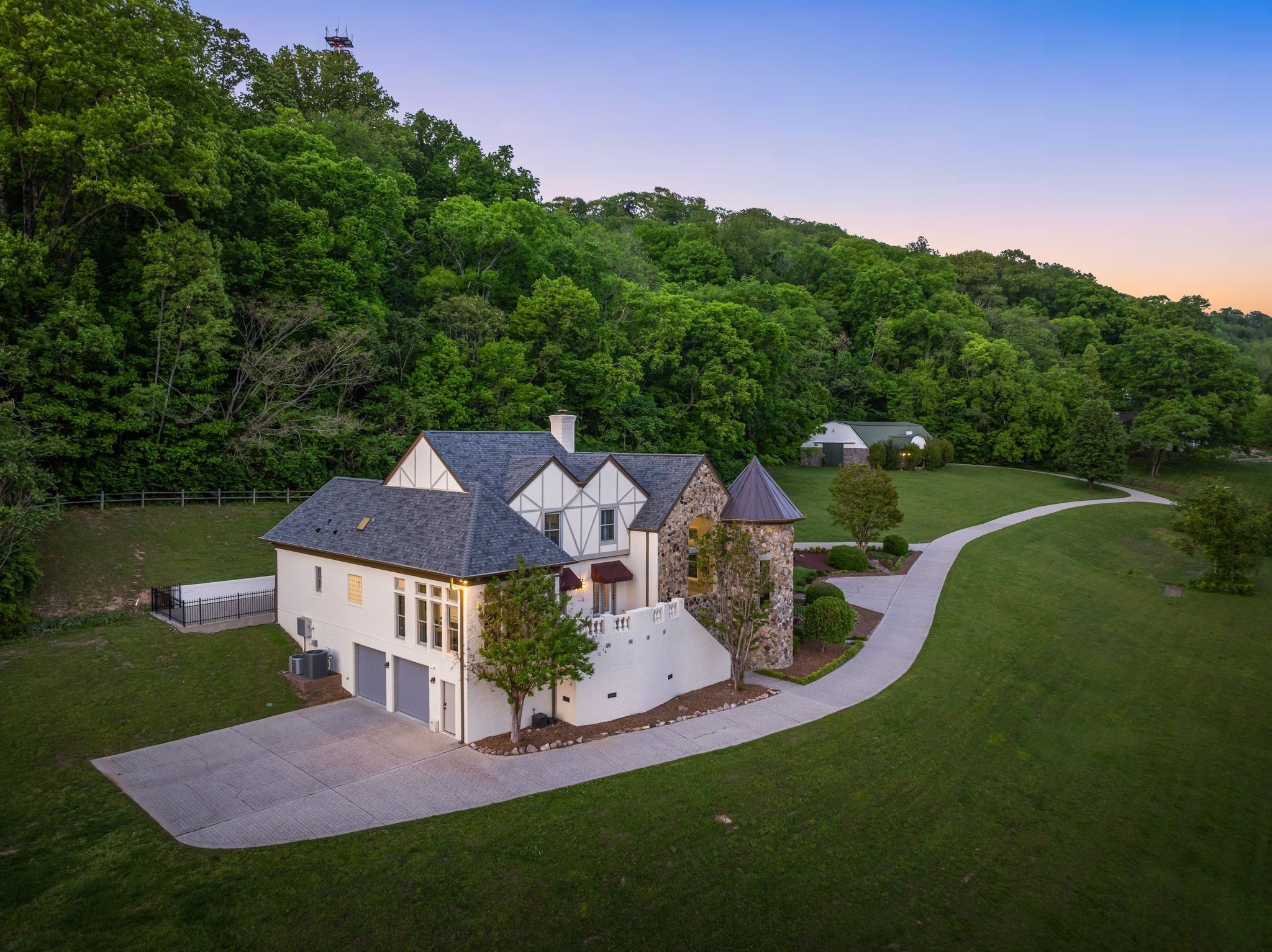 1026 Holly Tree Gap Road Brentwood, TN 37027 - Photo 49 of 71 an aerial view of a house with garden space and street view