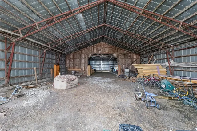 a view of a backyard of a house